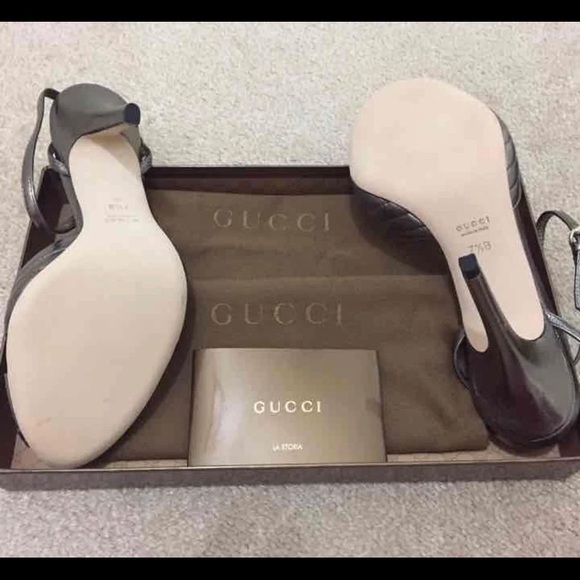 New Gucci Sand Pelle Cuoio Sasso 7.5 (FINAL PRiCE) - Picture 4 of 16
